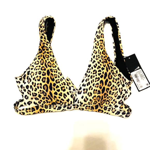 Giana Bini Other - Giana Bini Leopard Bikini Top XS
